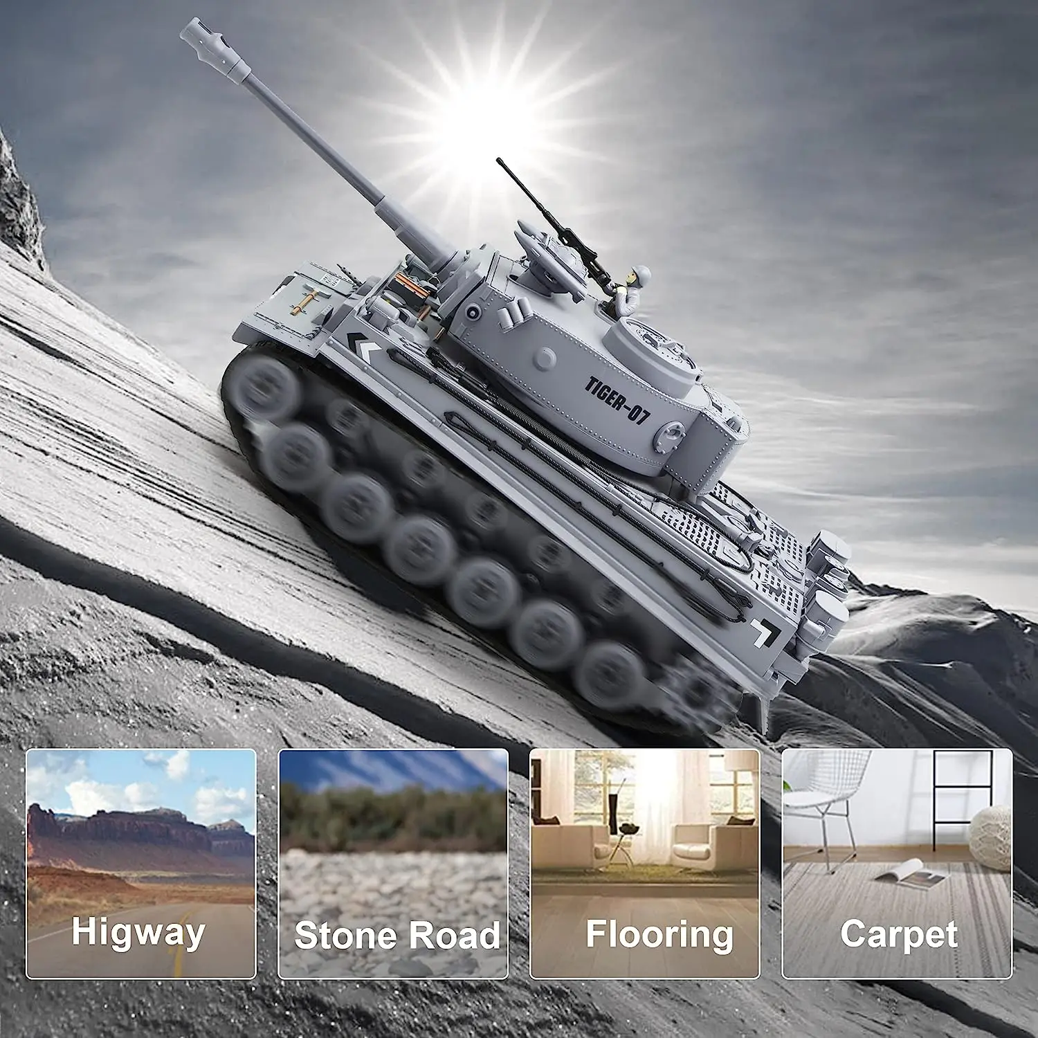 1:18 RC Battle Tank Remote Control Battling Game Tank Combat Fighting Military RC Tanks Car Toy For Kids