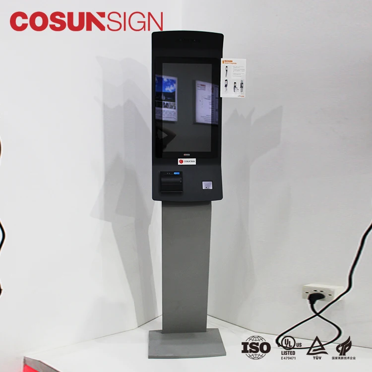 China Stand Touch Screen Self Ordering Drive Thru Kiosk Enclosures In Restaurant