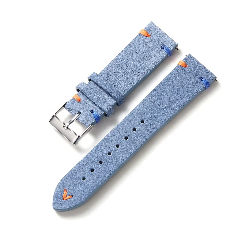 Personalized color matching patchwork leather grind strap switch fast release strap for Zuma watchband 22/20mm watch part