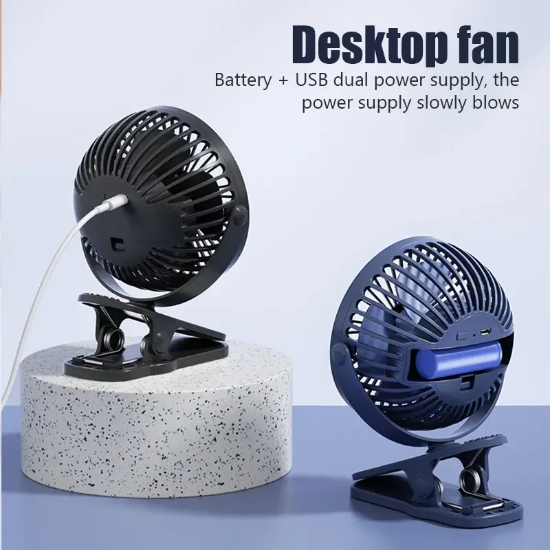 NX In Stock Portable Desktop Clip on Fan for Camping Office