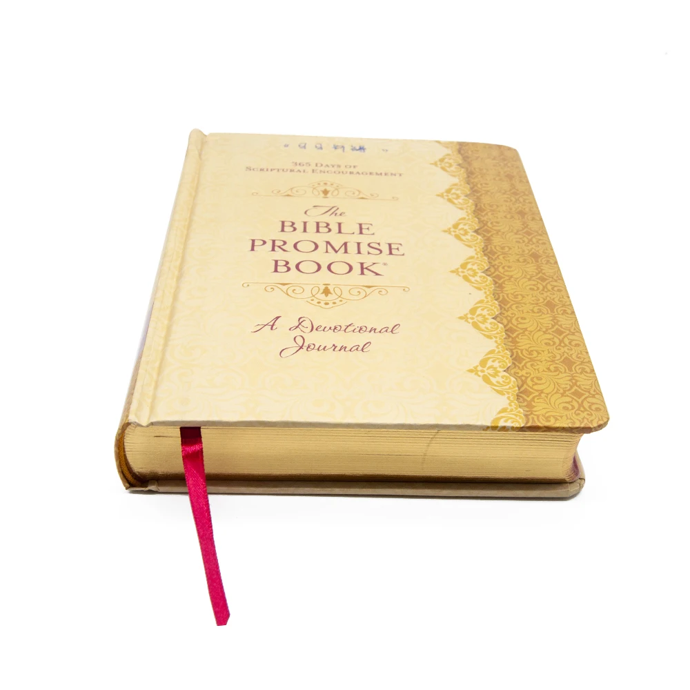 MOQ 100 Leather Cover Printed Gold Edges Wholesale Holy Bible Promise Book
