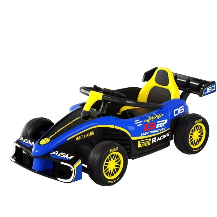 Высокоскоростной гоночный автомобиль F1 аккумулятор 12 В электрический картинг для детской езды на игрушке дрейфующий игрушечный Gokart