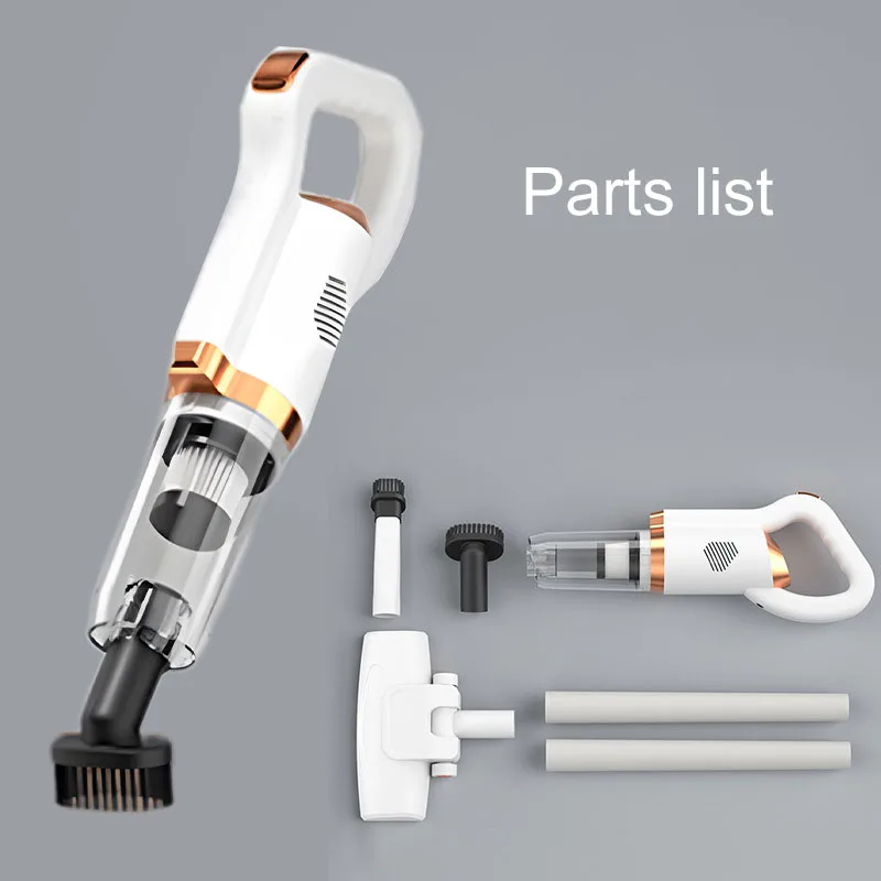 Wireless charging small household vacuum cleaner car handheld mite suction dust mop powerful portable mite removal instrument