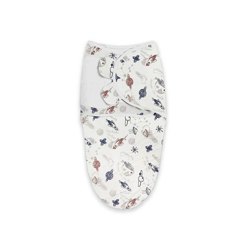 Custom Cotton Unisex Newborn Baby Wearable Swaddle Blanket Wrap Baby Sleep Sack Sleeping Bag
