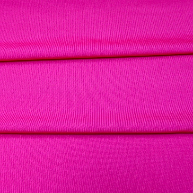 84% Polyester 16% Spandex Lycra Fabric 200 GSM Eco Friendly Semi Glossy 40 D 152 cm 4 Way Stretch Yoga Sport Wear Fabric