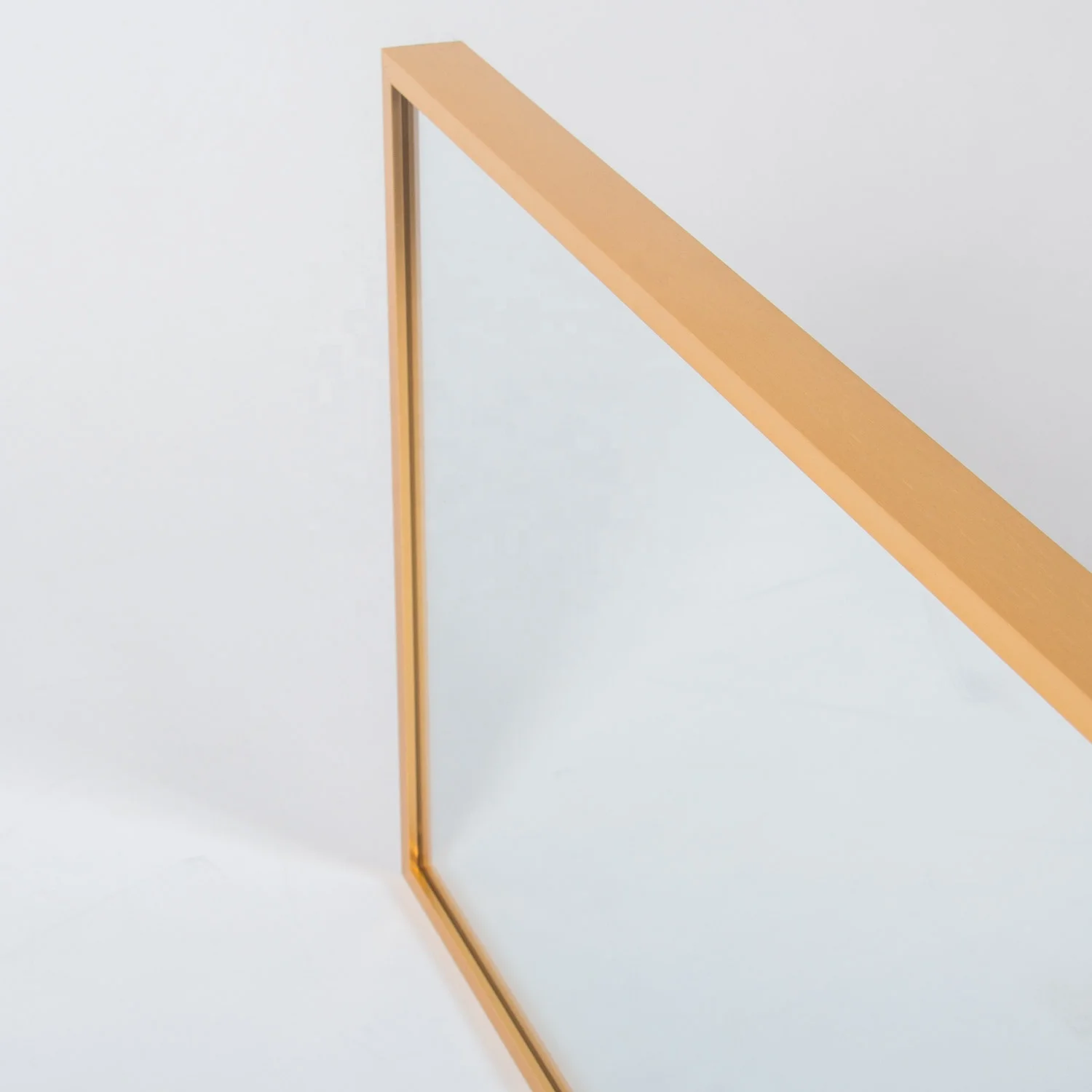 Large Full-length Metal Floor Standing Dressing Mirror Bathroom Decorative Metal Framed Full Length Mirror