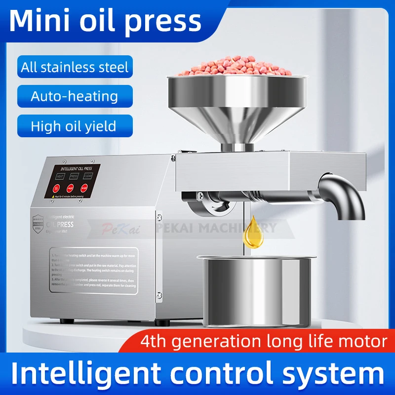 Stainless Steel Oil Press Machine Automatic Intelligent Oil Press Extraction Machine