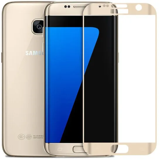 
3D Full Cover Premium Tempered Glass For Samsung Galaxy S6 S7 Edge Plus Screen Protector HD Protective Film 