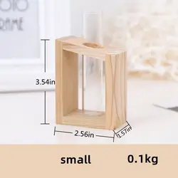 Simple nordic style test tube glass vase decoration creative scindapsus aureus hydroponic plant container home  decoration