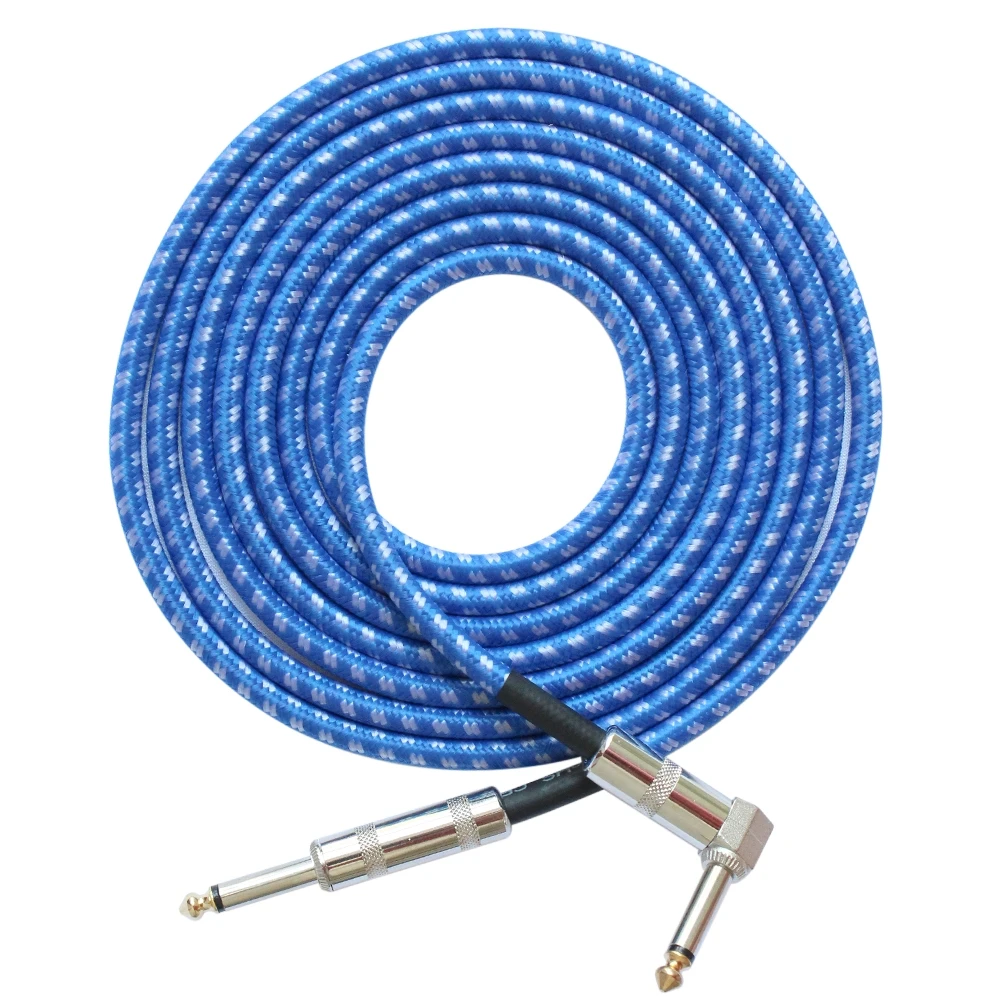 Guitar Tools Connection Cable for Acoustic Guitar Electric Bass 3M 6M Connecting Line Noise Reduction Audio Cable