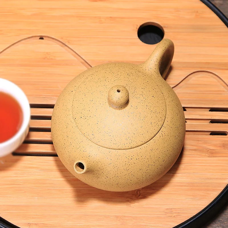 Винтажный стиль 200 мл Kongfu чайный горшок ручной работы Yixing Terracota глиняные чайники