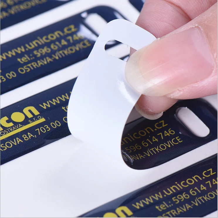 Customized PVC Self Adhesive Sticker Labels Waterproof Stickers