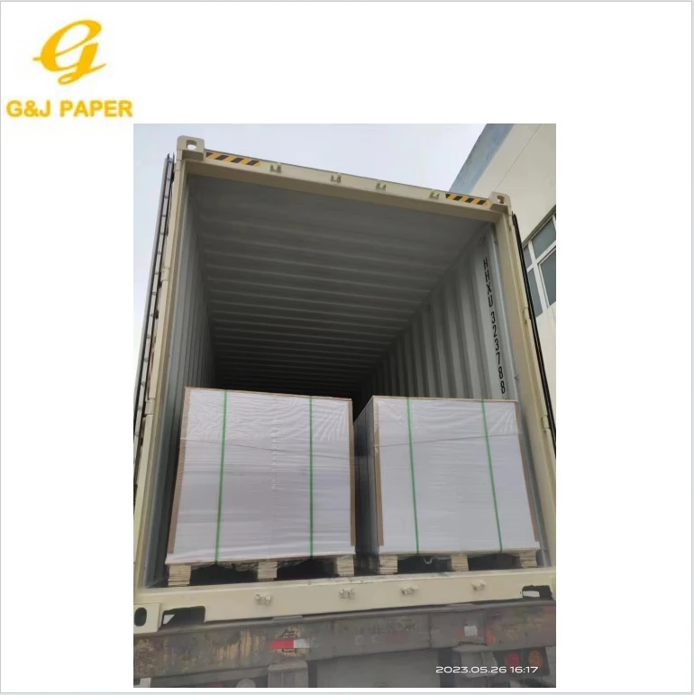 One Side Coated High Bulk Fbb/SBS GC1 C1S Ivory Board ningbo fold Glossy Cardboard In Roll And Sheet