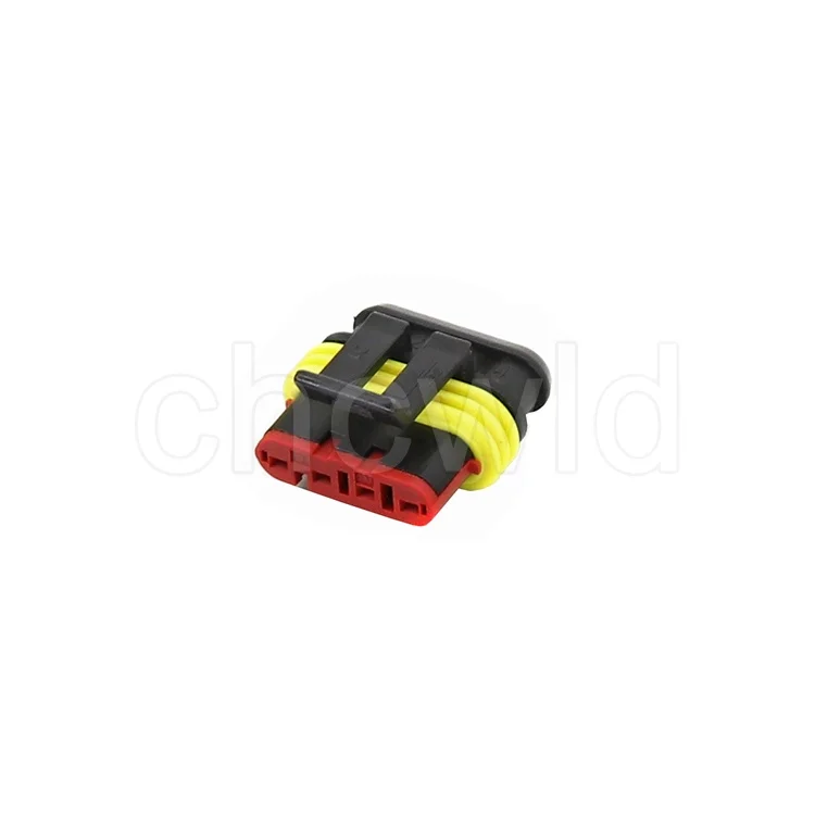 TE AMP tyco 1.5mm waterproof superseal series auto female auto 4 pin wire harness connectors terminals  282088-1
