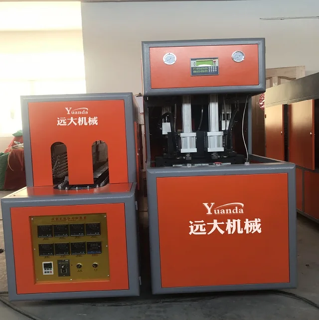 Yd10L ПЭТ бутыло выдувные машины/2 полости пластиковые бутылки машины/semi автоматическая машина для упаковки в выдувная формовочная