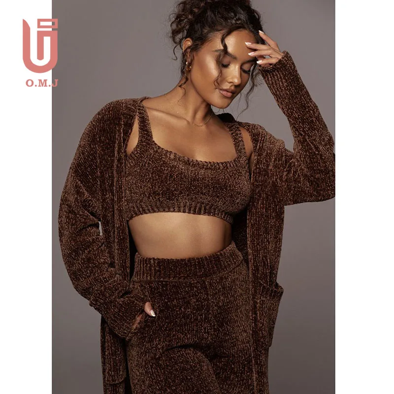 wholesale customized chocolate cardigan elegant long wool long coats for women casual