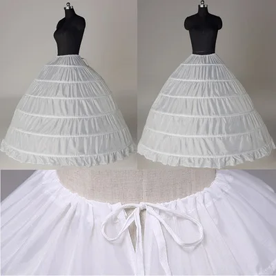 
Crinoline Women Petticoat 6 Hoop Handmade Crinoline Underskirt For Wedding Dress 
