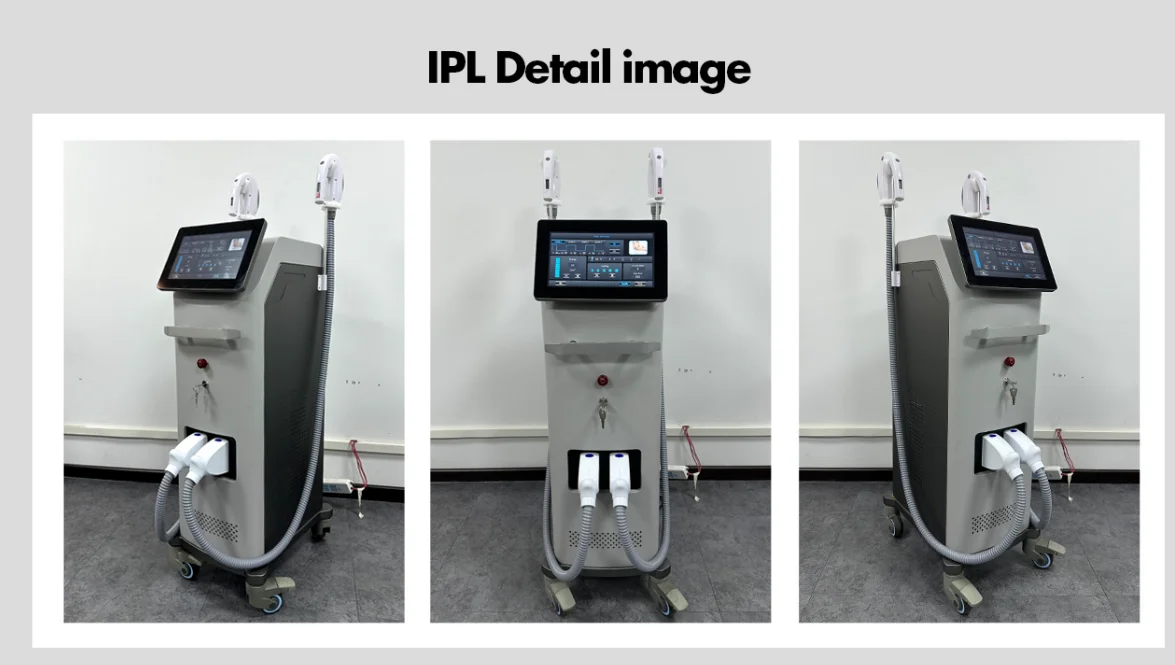 2024 Vertical Dual Handle IPL HR/SR Hair Remover Suitable for All Skin Types Hair Removal Machine