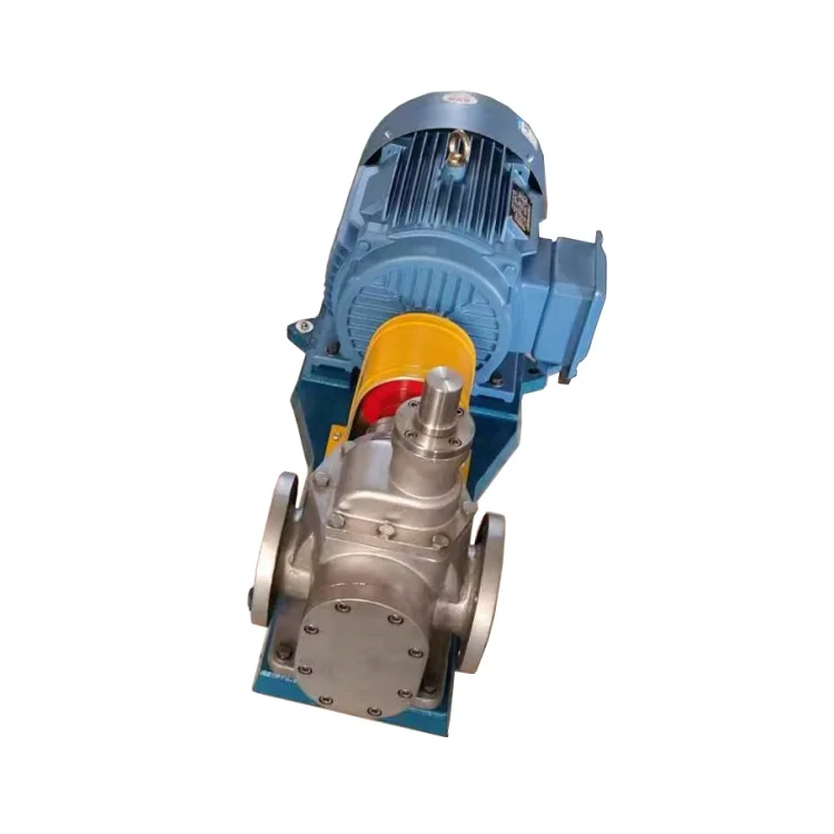 YCB 5KW Electric High-Lift Flow Metal Gear Pump OEM Small Pulsation Hydraulic Water/Wastewater Treatment Circular Arc Type