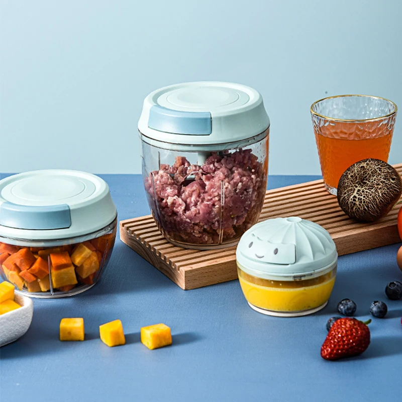 500ml hand pull manual manual garlic root cutter manual garlic chopper