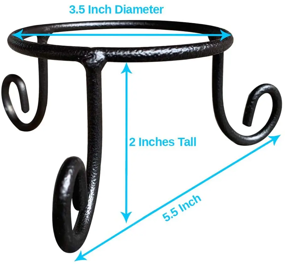 Ball Stand Gazing Globe Stand for Balls, Sphere Holder Wrought Iron Display Stand