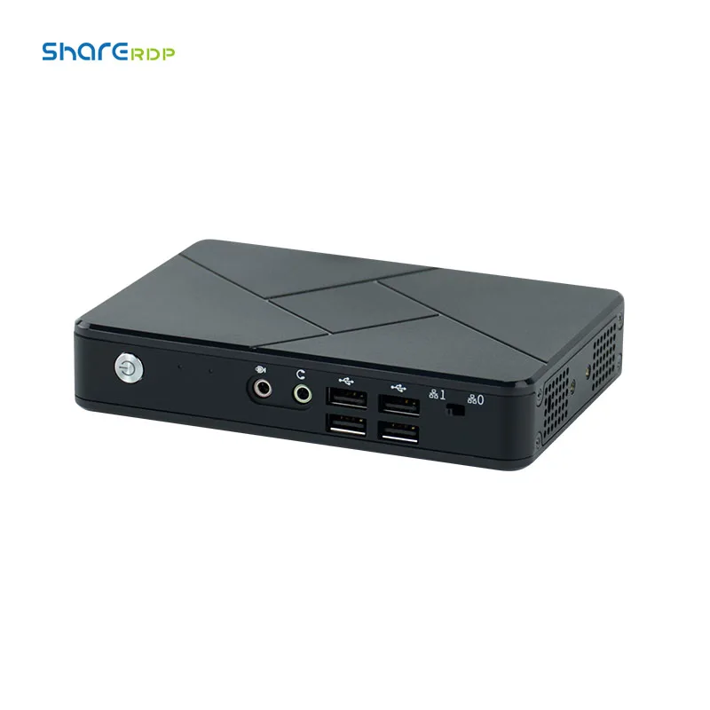 Vmware Citrix Spice RDP Thin Client Quad Core 2.0GHz Dual Ethernet Thin Client Cortex-A55 RK3568 Zero Client Computer