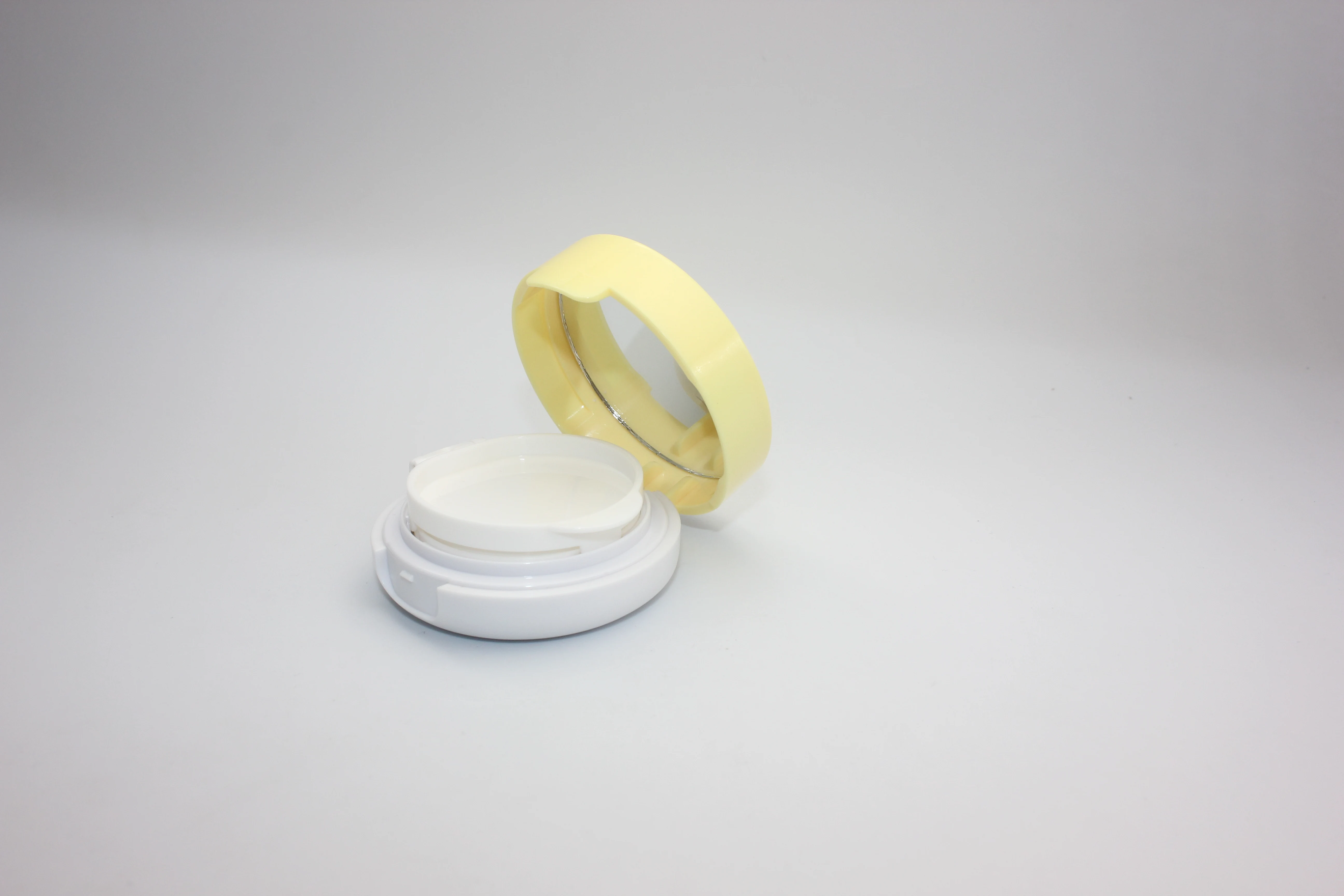 15g New Design Round Empty BB Cushion Case CC Cream Air Cushion Box With Mirror for Cosmetic Packaging