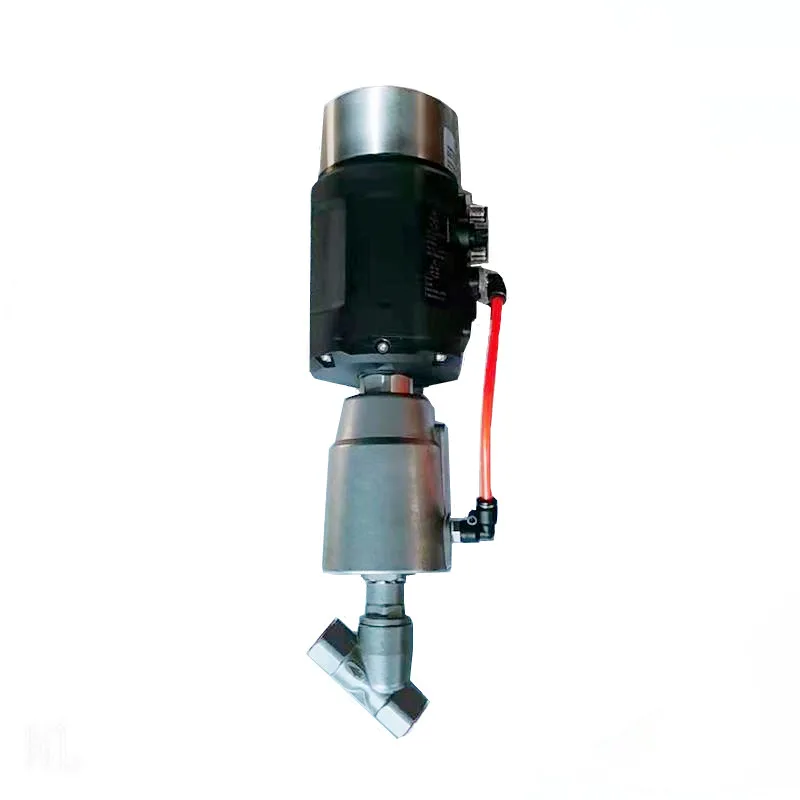 Stainless Steel Penumatic Intelligent threaded angle seat Valve Proportional control valve