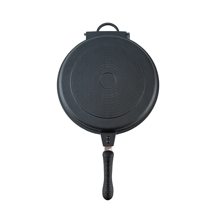 Grill Pan Aluminium Fry Pan High Quality Cookware Nonstick LUXURY 32cm Cast Aluminium Round Double Fry Pan