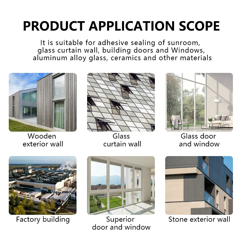 Factory selling 768 all-purpose advanced neutral weather resistant glue