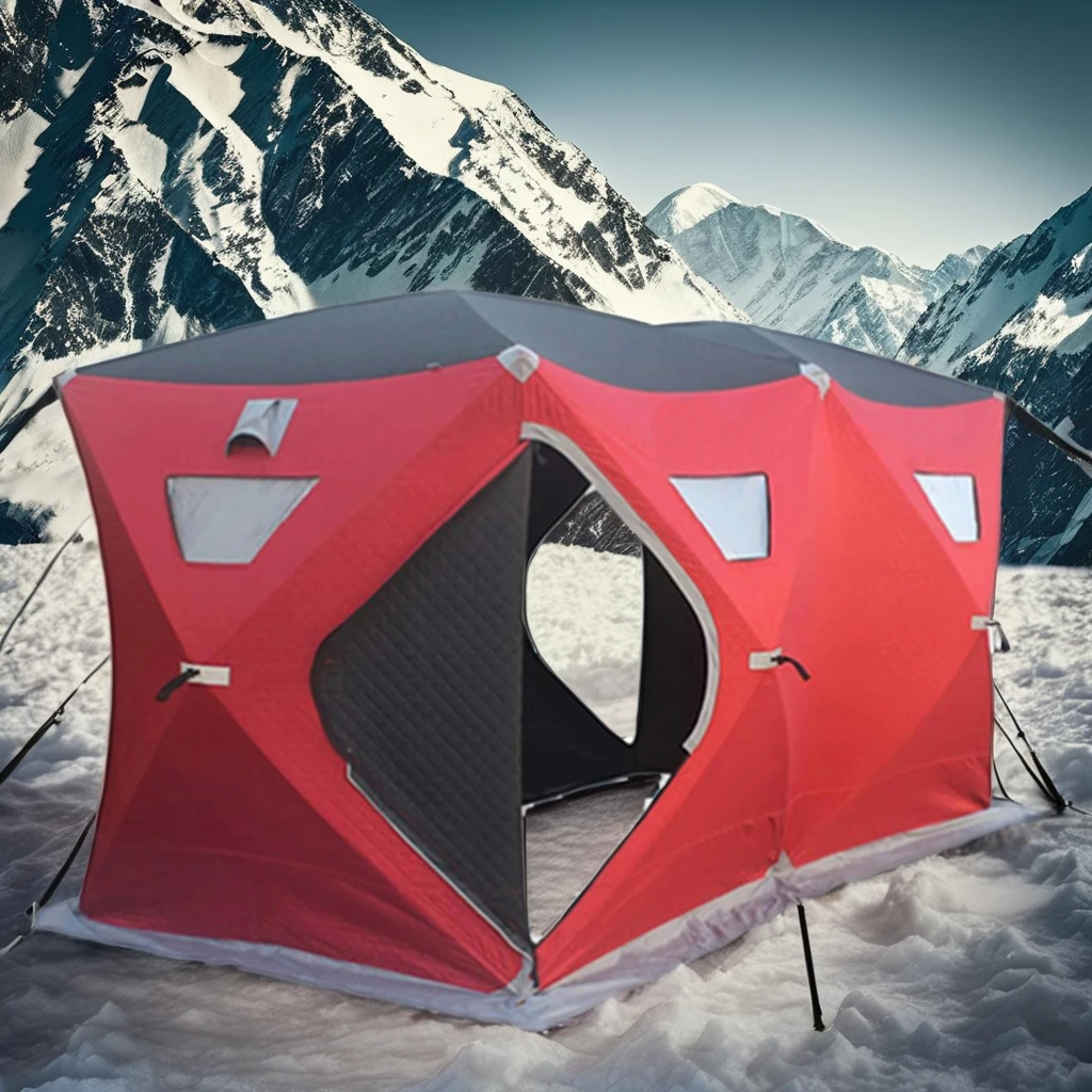 XIASHENG Factory Direct Large Pop-Up Design Tent Summer Winter Outdoor Activities Portable Automatic Cotton Camping