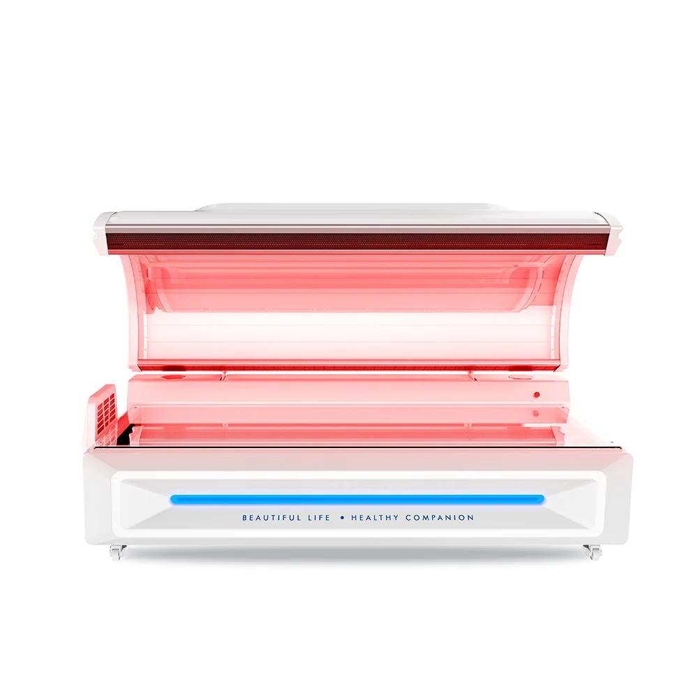 LED Beauty Red Light Therapy Bed near Infrared 660nm Photobiomodulation Device for Body Skin Rejuvenation Desktop Type