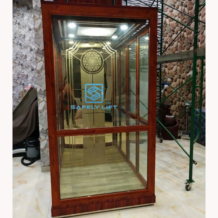 SAFELY LIFT Indoor Outdoor Residential Hydraulic Compact High Rise Elevator Lift Glass Home Elevator