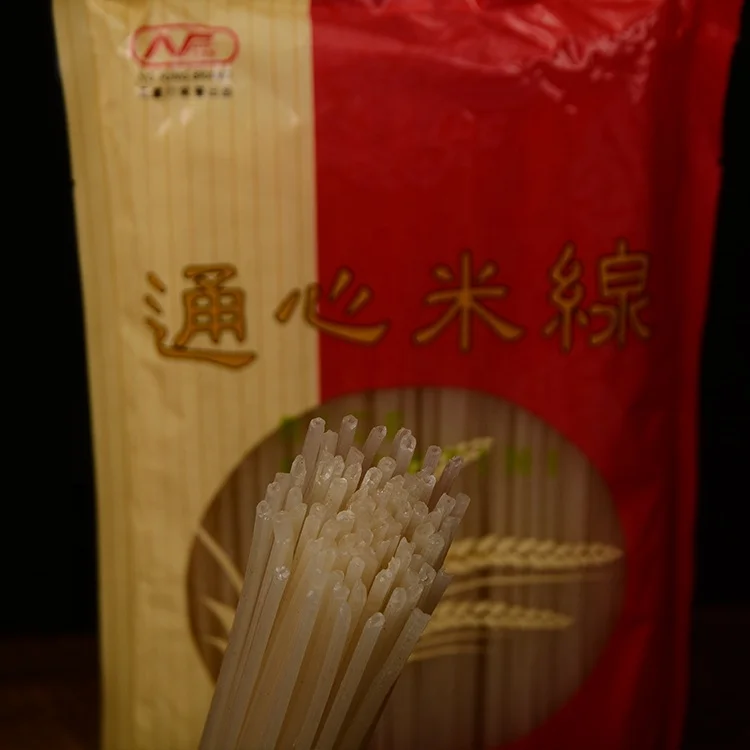 
GMO Free Pure Rice Made Straw Shape Long Rice Spaghetti 