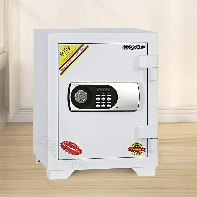CEQSAFE Cabinet Electronic Digital Lock Safe Small Digital Biometric Fireproof Key Cabinet Ammo Safe 10 Years 2 Hours CN;GU