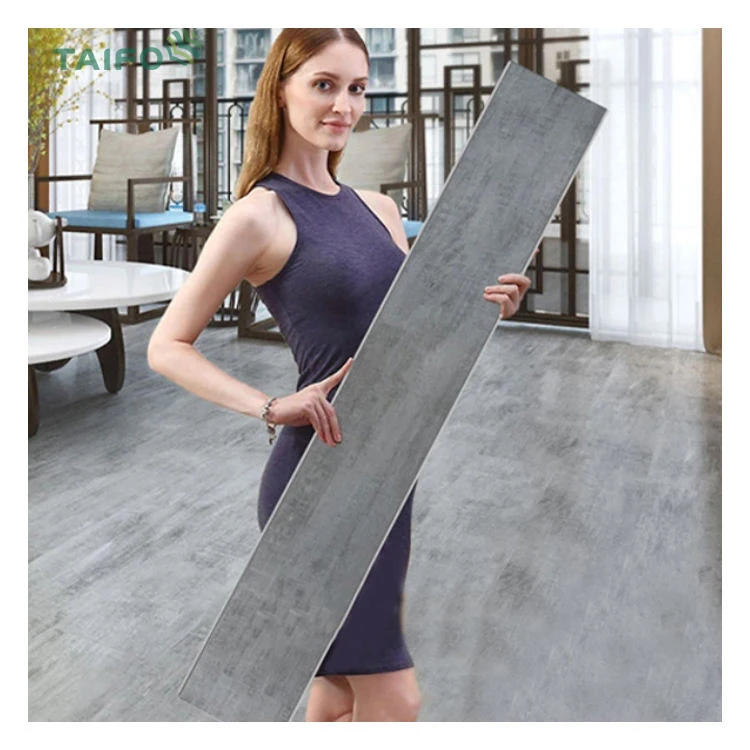 TaiFo Factory cheapest waterproof pvc wood Unilin Click LVT Flooring PVC Floor Tile Vinyl Flooring