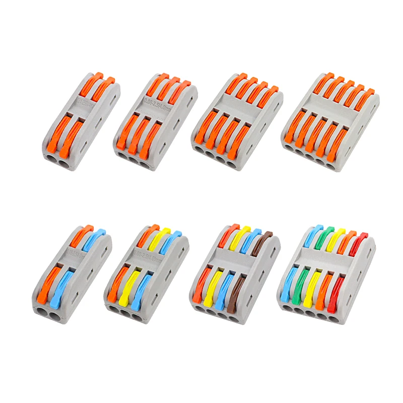 Shunshun Wire Connector Quick Connector 2-2 2-3 2-4 2-5 2-2M 2-3M 2-4M 2-5M push-in wire terminal block