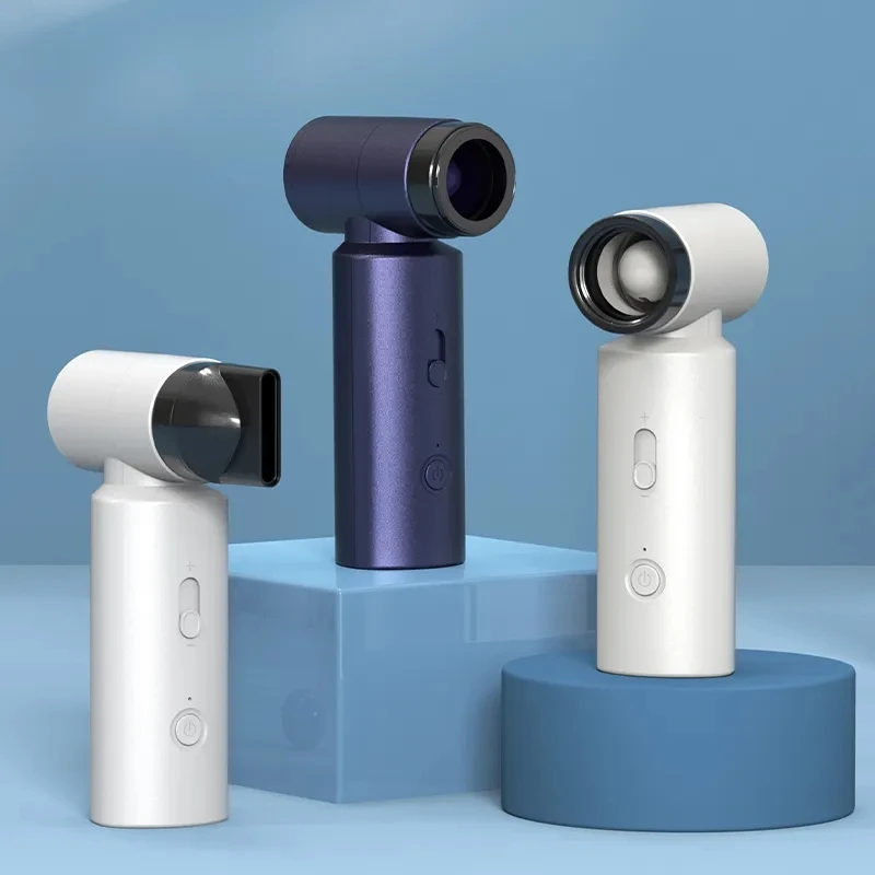 Wireless High Speed Wind Fan Small Cute Portable Handheld Fan Rechargeable Multi Function Outdoor MIni Fan