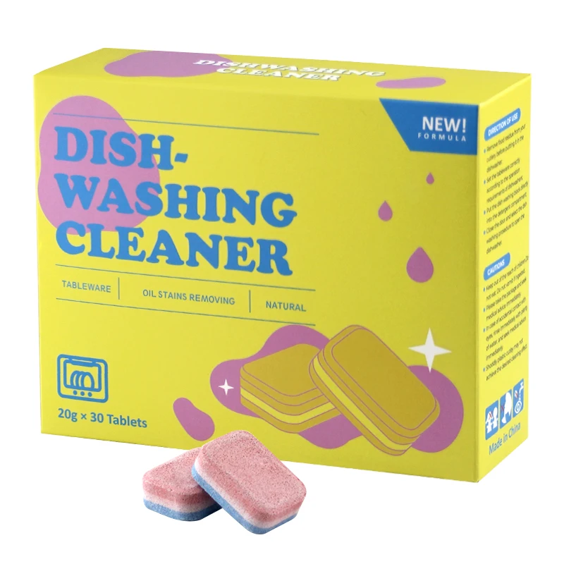 Hot Sale 20g Disposable Household Solid Detergent Film Effective Dishwasher Cleaner