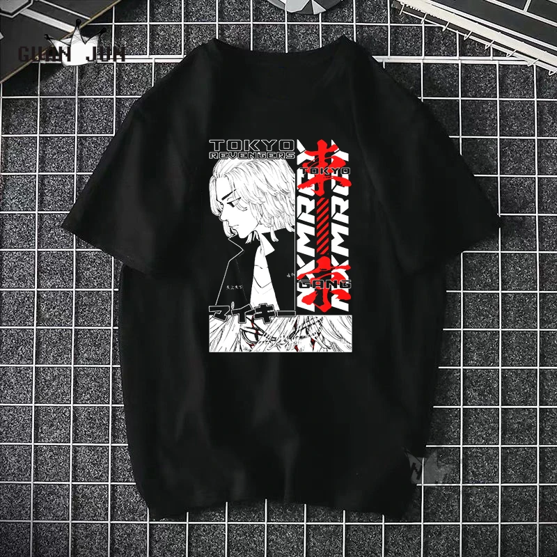 Hot Japanese Anime tokyo revengers 2021 T Shirt Men Cartoon  T-shirt  Graphic Tees Unisex Tops Tshirt Male