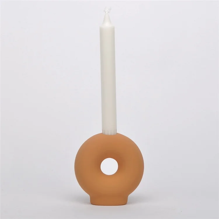 Nordic custom geometric home decorative candle holder matte candlestick candle holders for wedding party