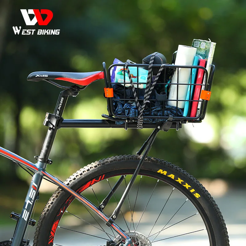 Вешалка для багажа на велосипед WEST BIKING полка большой вместимости грузовых и задних велосипедов инструменты