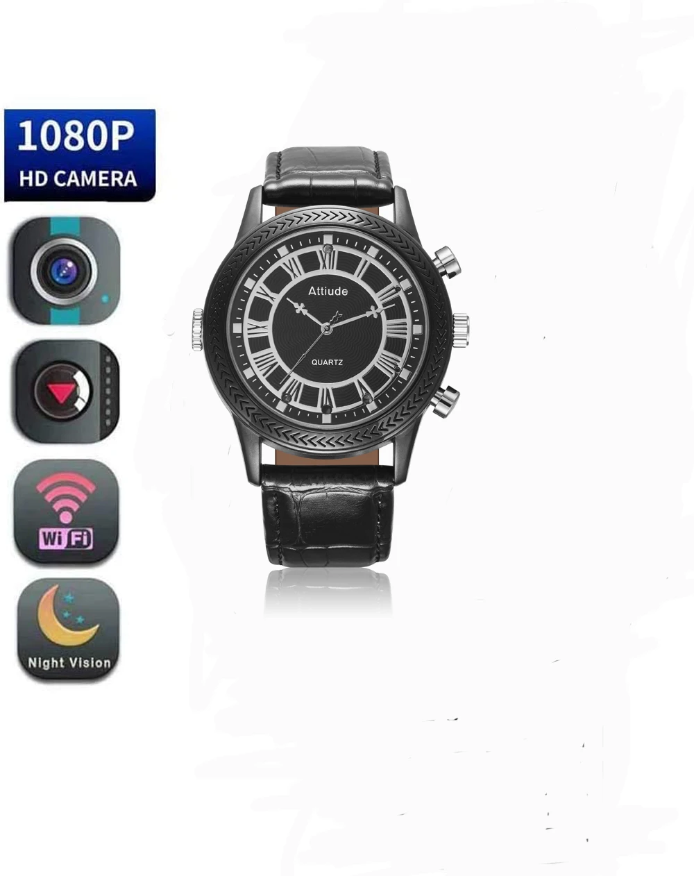 
Full HD 1080P Video Recorder Camcorder IR night vision wrist spy watch hidden spy camera 16gb/32 GB 