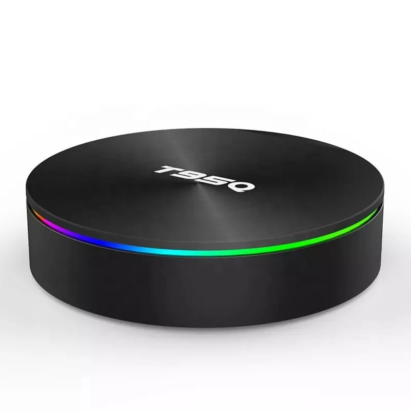 Factory Wholesale Smart Set Top Box Android 9.0 2.4G 5G BT Wifi Amlogic S905X3 Digital OTT Media Player T95 Android TV Box