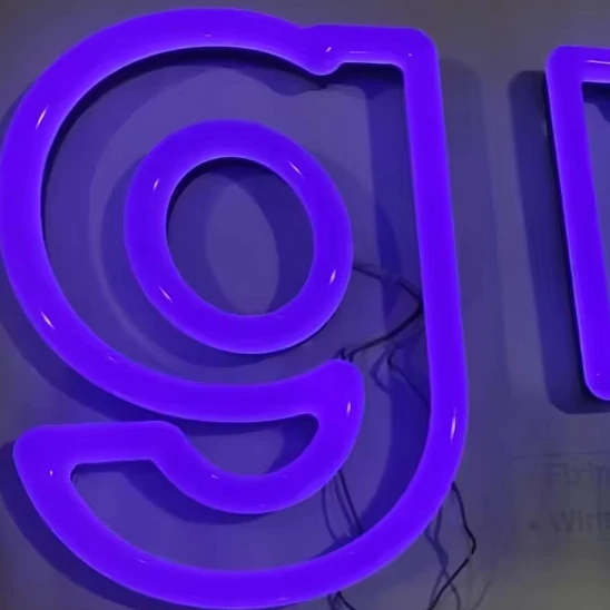 Yijiao Wholesale LED Neon  Letters Neon Sign Light Lamp flexible neon sign for Advertising