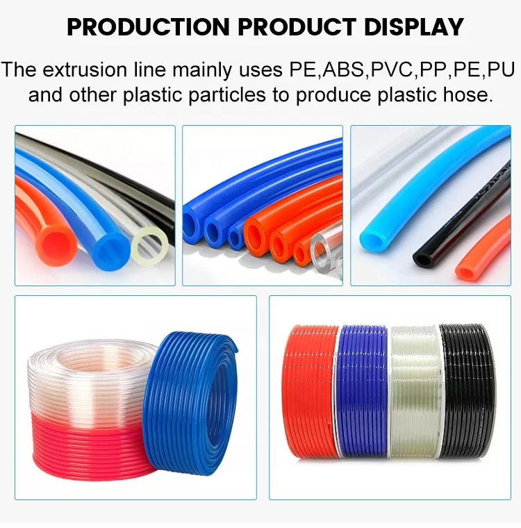 Pu Pneumatic Air Hose Tube Pipe Manufacturer Pu Tpu Pipe Extruder Machine