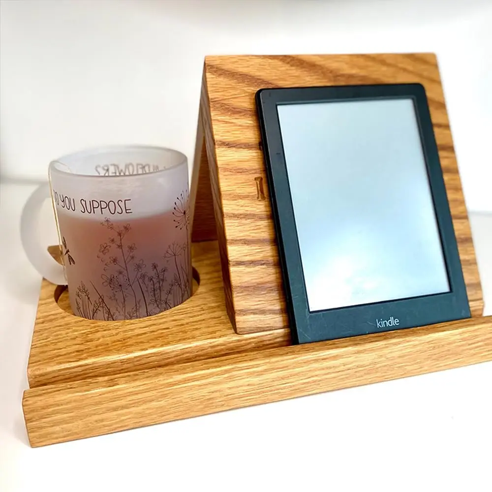 hot Selling Wooden Small Bookshelf Multi Angle Tablet Stand Triangle Book Holder