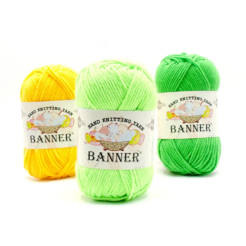 European Market Popular 3 ply Milk Cotton Yarn Crochet