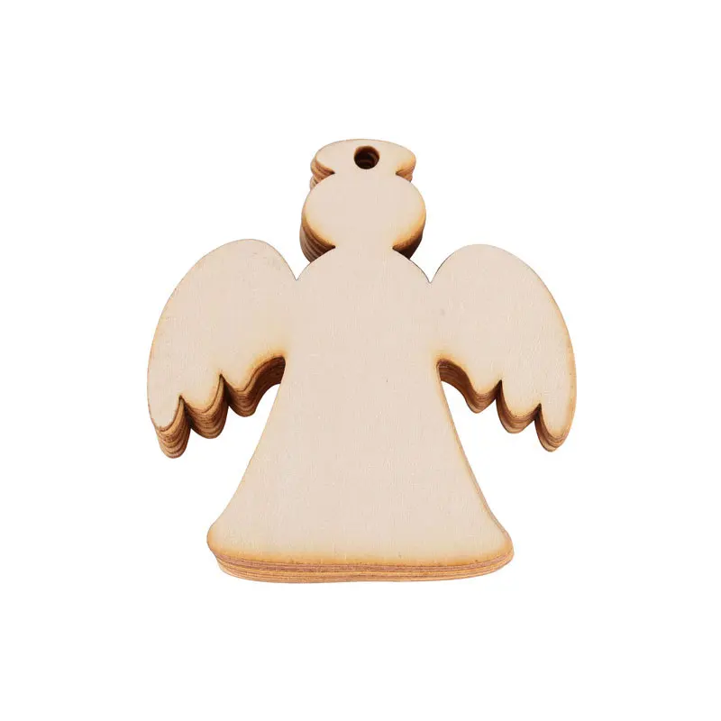 Factory direct sale  laser cut  2D 3D ornament wooden Christmas  Decoration