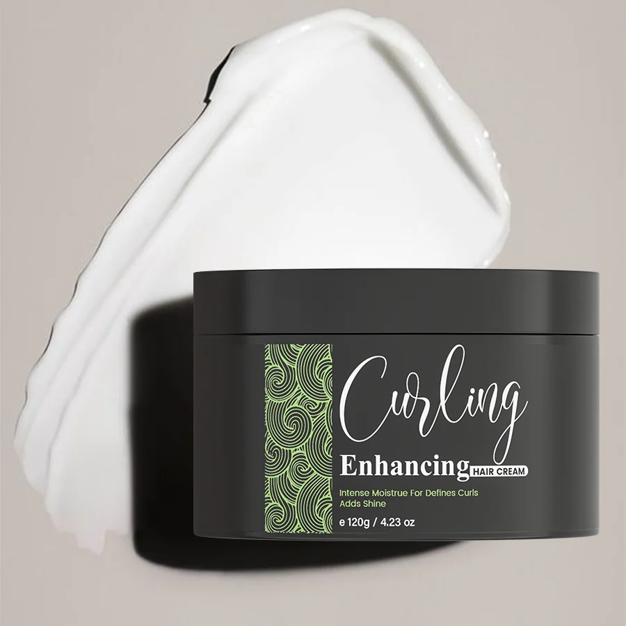 Custom Fruits Organic Avocado Defining Curling Cream Private Label For Hair Natural Wave Styling Adds Shine Curling Gel Cream